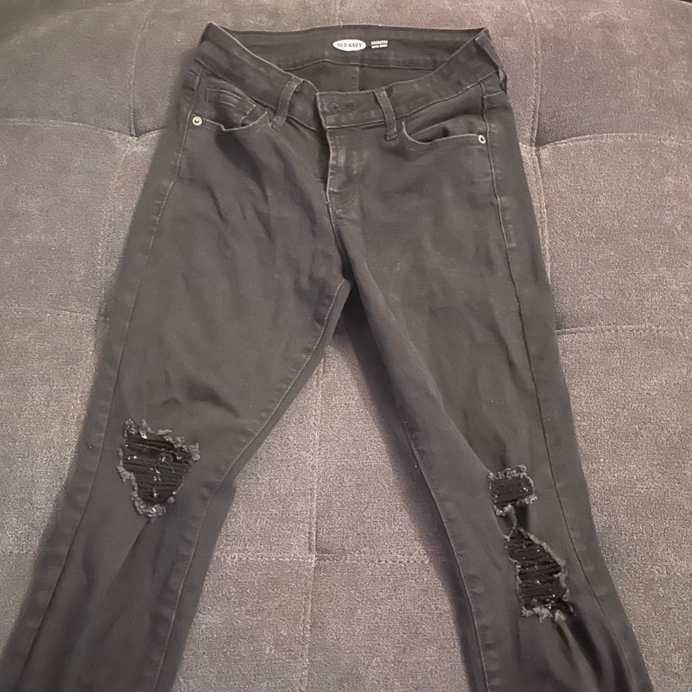 Old Navy Ripped Skinny Jeans